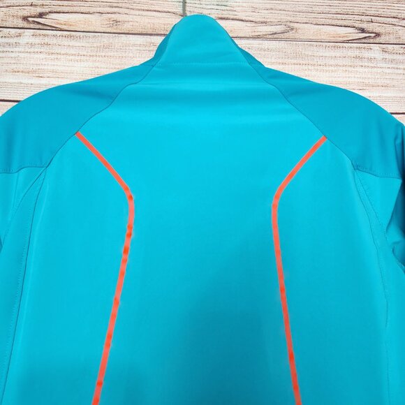 Women's MARMOT FUSION JACKET Lightweight Running Pockets Teal Blue XS/TP - Picture 13 of 16